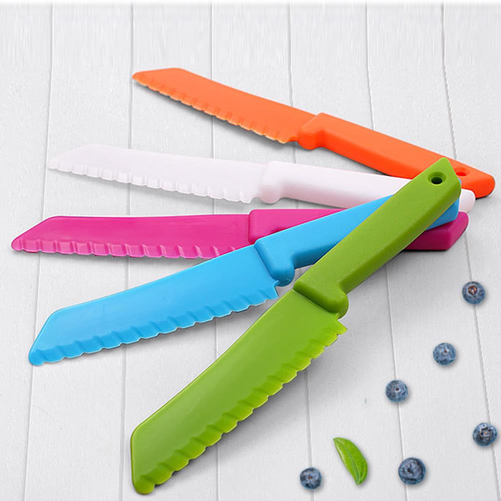 Camping Cooking Kitchen - 1pc プラスチックキッチンツール子供のためのまな板ナイフ子供の安全調理ツールフルーツナイフピクニックキャンプ用