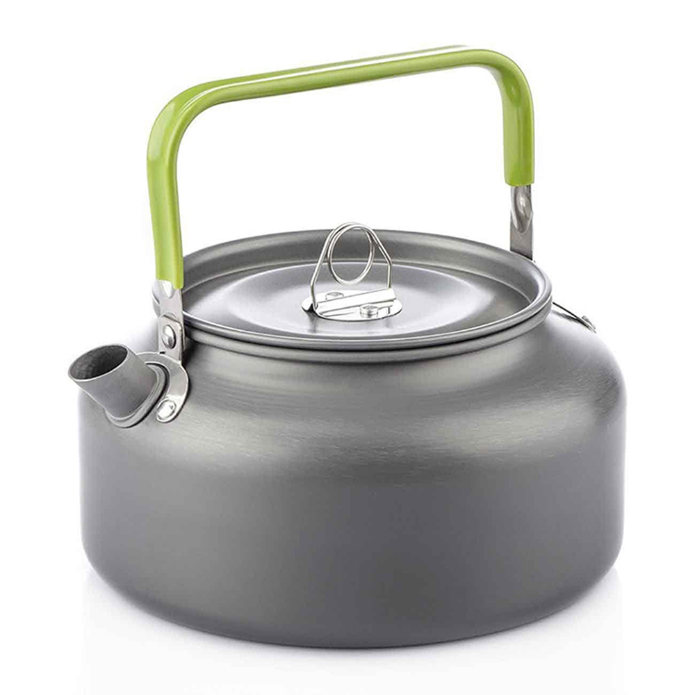 Camping Cooking Pot Set - ポータブル屋外ウォーターケトルウォーターポットティーポットコーヒーポット屋内アルミ合金ティーケトル屋外キャンプハイキングピクニックポット