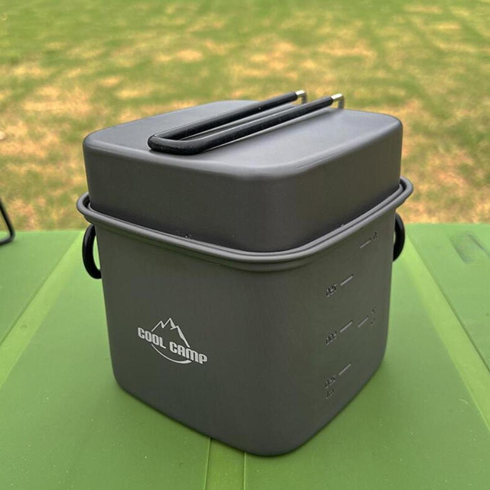 Camping Hiking Cooking - キャンプ用調理器具セット フライパン 旅行用 軽量 キャンプ ハイキング