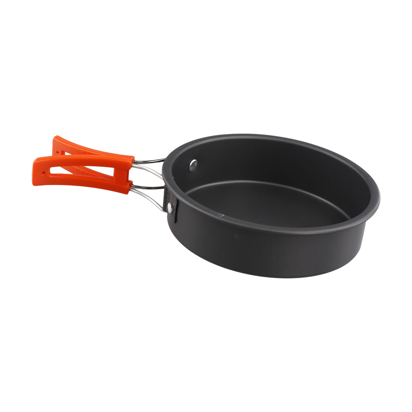 Camping Cooking Frying Pan - 1個入りフライパン アルミナ製 素早く熱を伝導 2-3人用 キャンプ用 ノンスティック