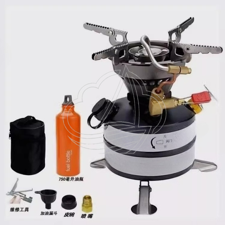 オールインワンポータブルキャンプストーブキット、多燃料バーナ - Camping Cooking Burner のレビューと価格