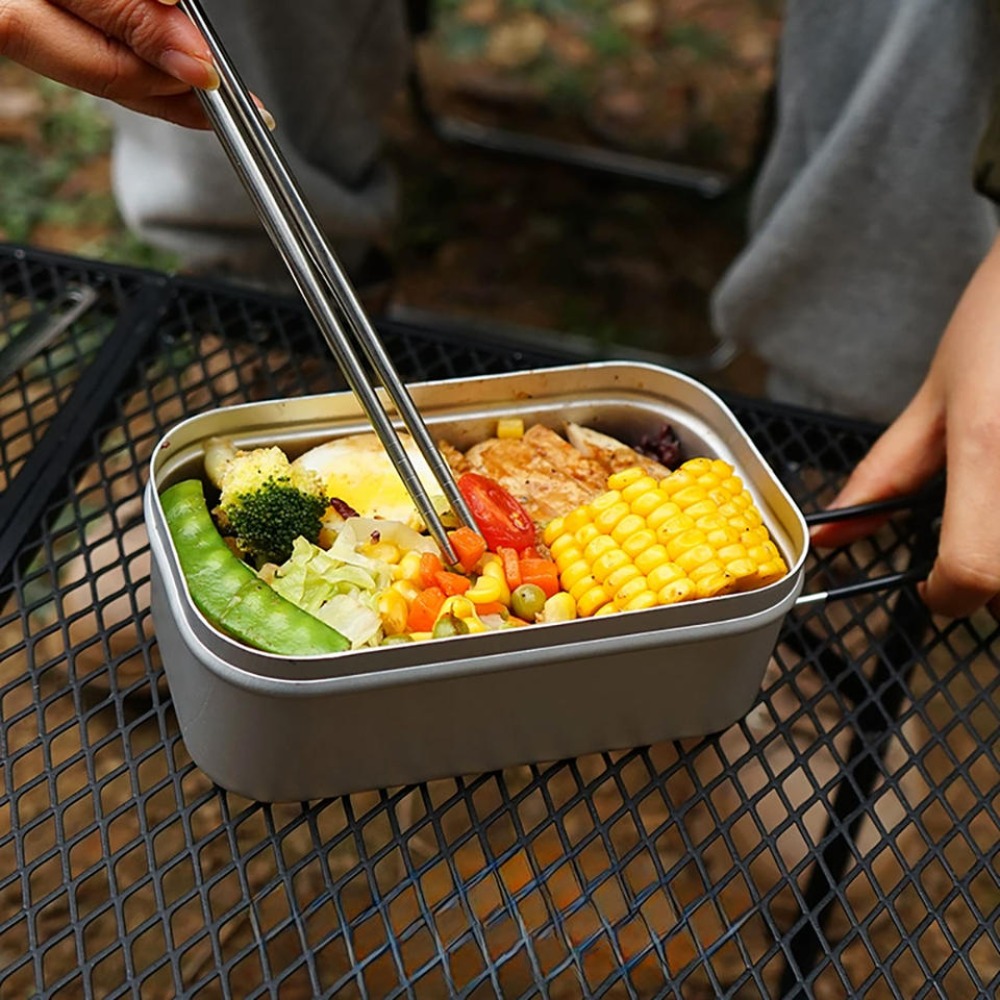 超軽量食器 キャンプ調理器具 ランチボックス 調理鍋 ピクニ - Camping Cooking Kitchen のレビューと価格