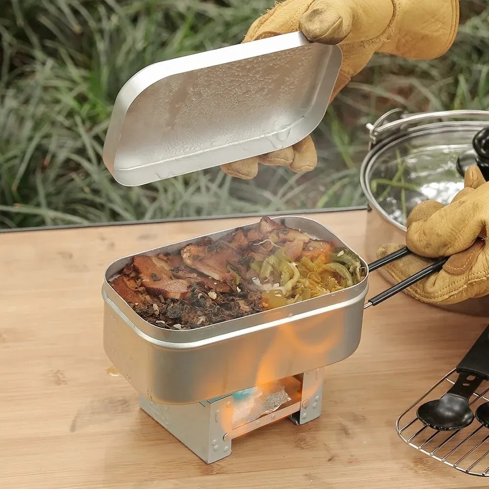 超軽量食器 キャンプ調理器具 ランチボックス 調理鍋 ピクニ - Camping Cooking Kitchen のレビューと価格