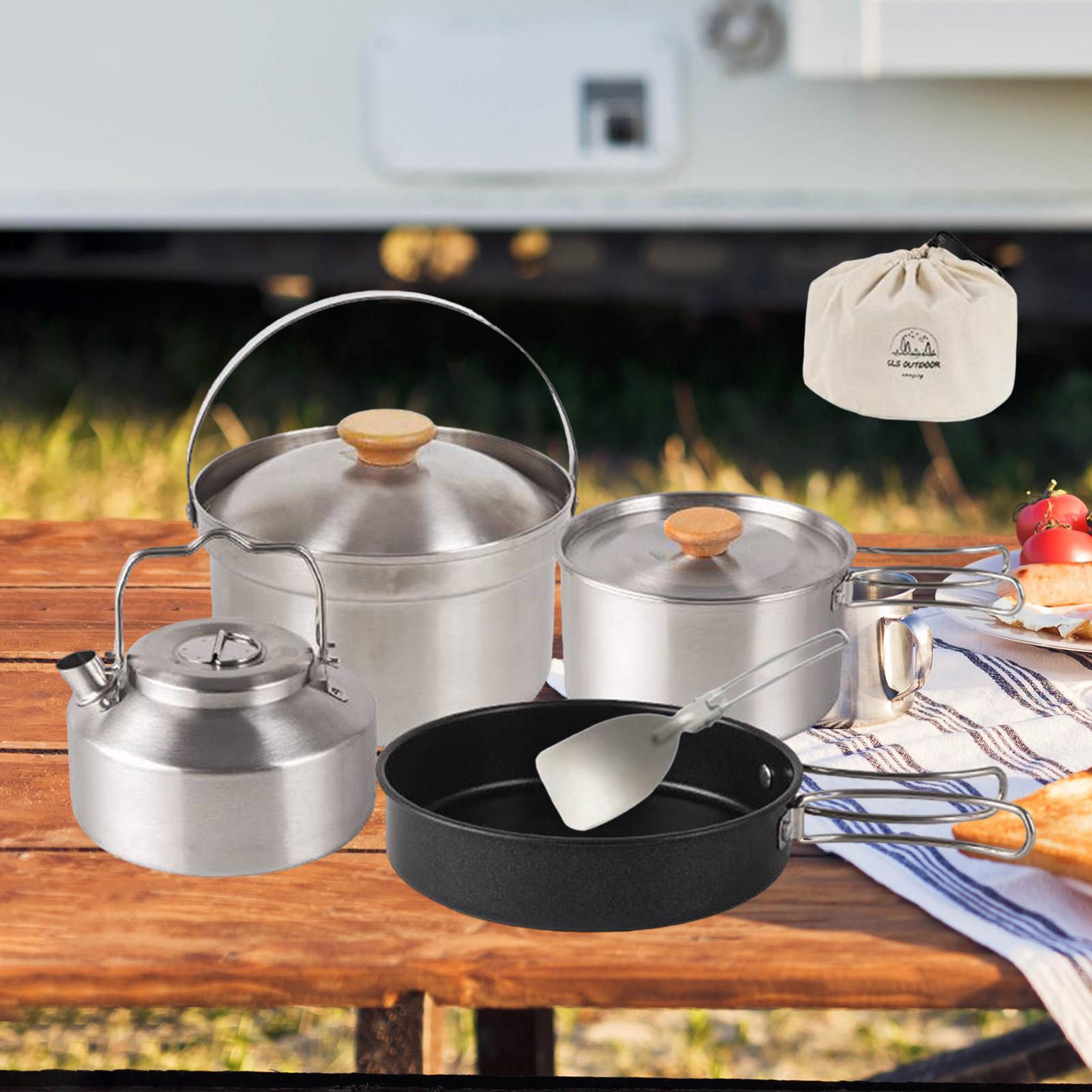 キャンプ調理器具 クックギア ポータブル ノンスティックフラ - Camping Cooking Frying Pan のレビューと価格