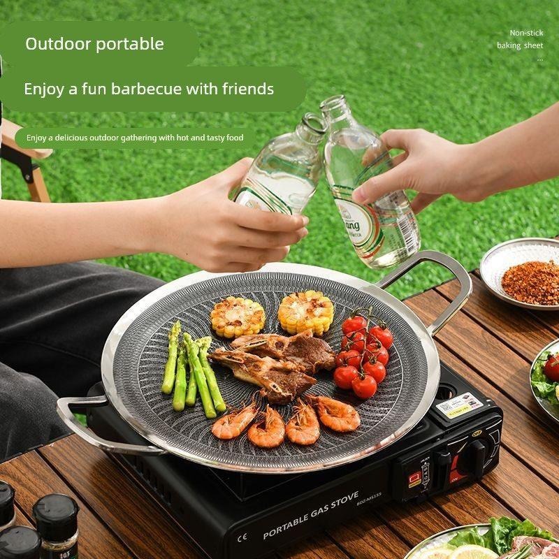 316ステンレス鋼多機能調理BBQグリルパン、キャンプ、家庭 - Camping Cooking Kitchen のレビューと価格