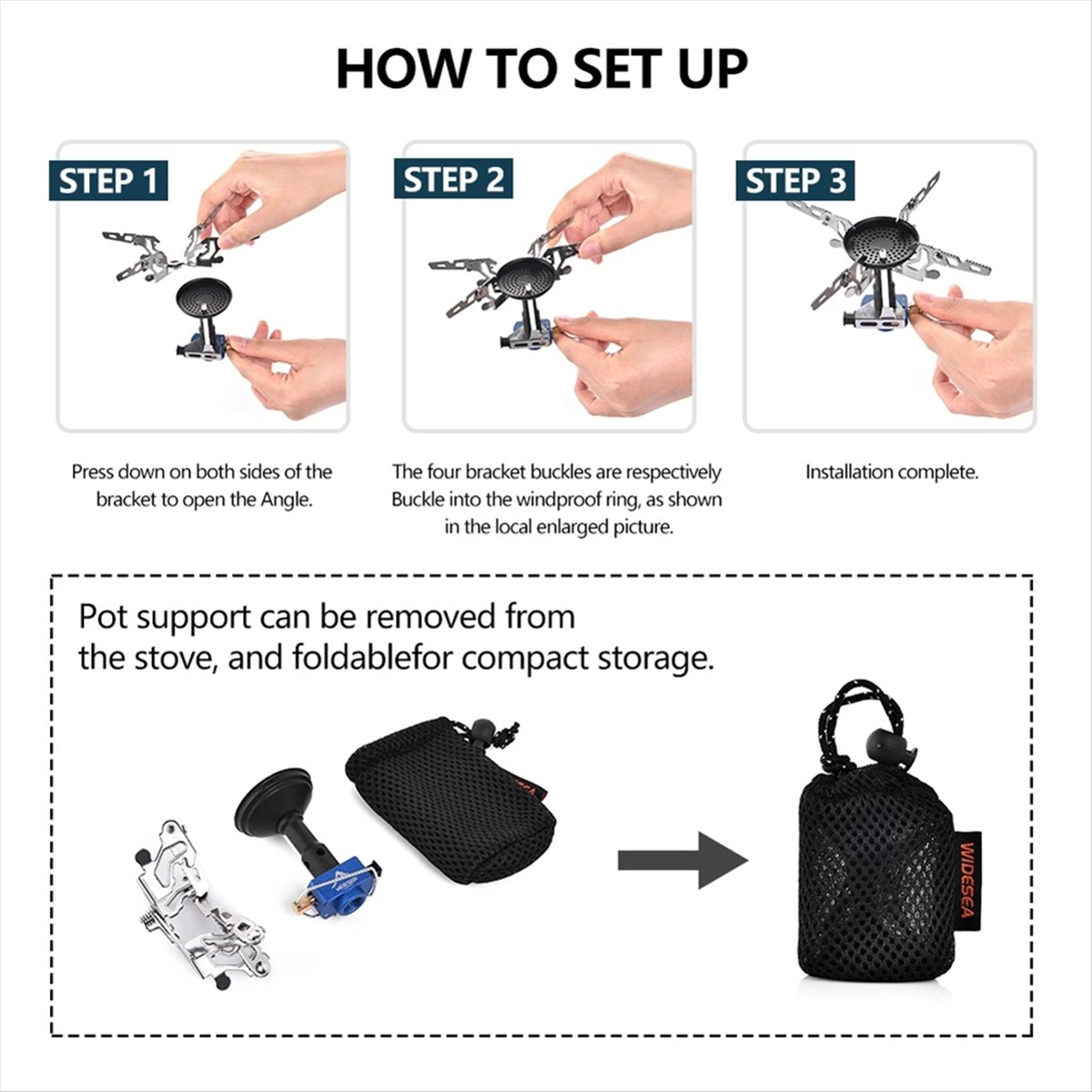 ABJV アウトドアキャンプ用ガスバーナー 3300W イグ - Camping Cooking Burner のレビューと価格