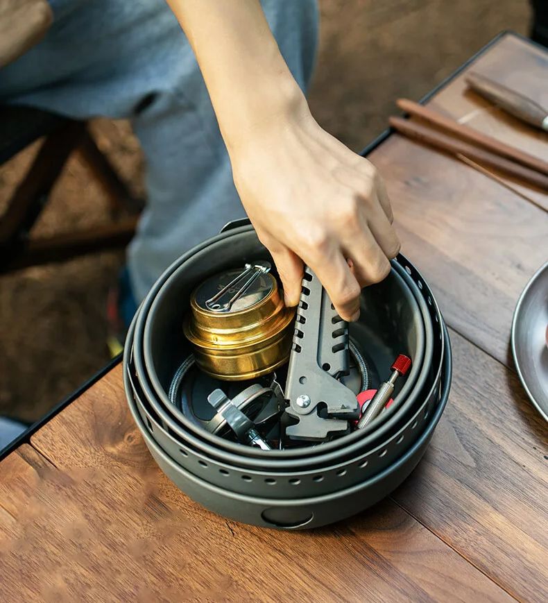 キャンプ用ガスストーブ アルコールストーブ 調理鍋 オプショ - Camping Cooking Burner のレビューと価格