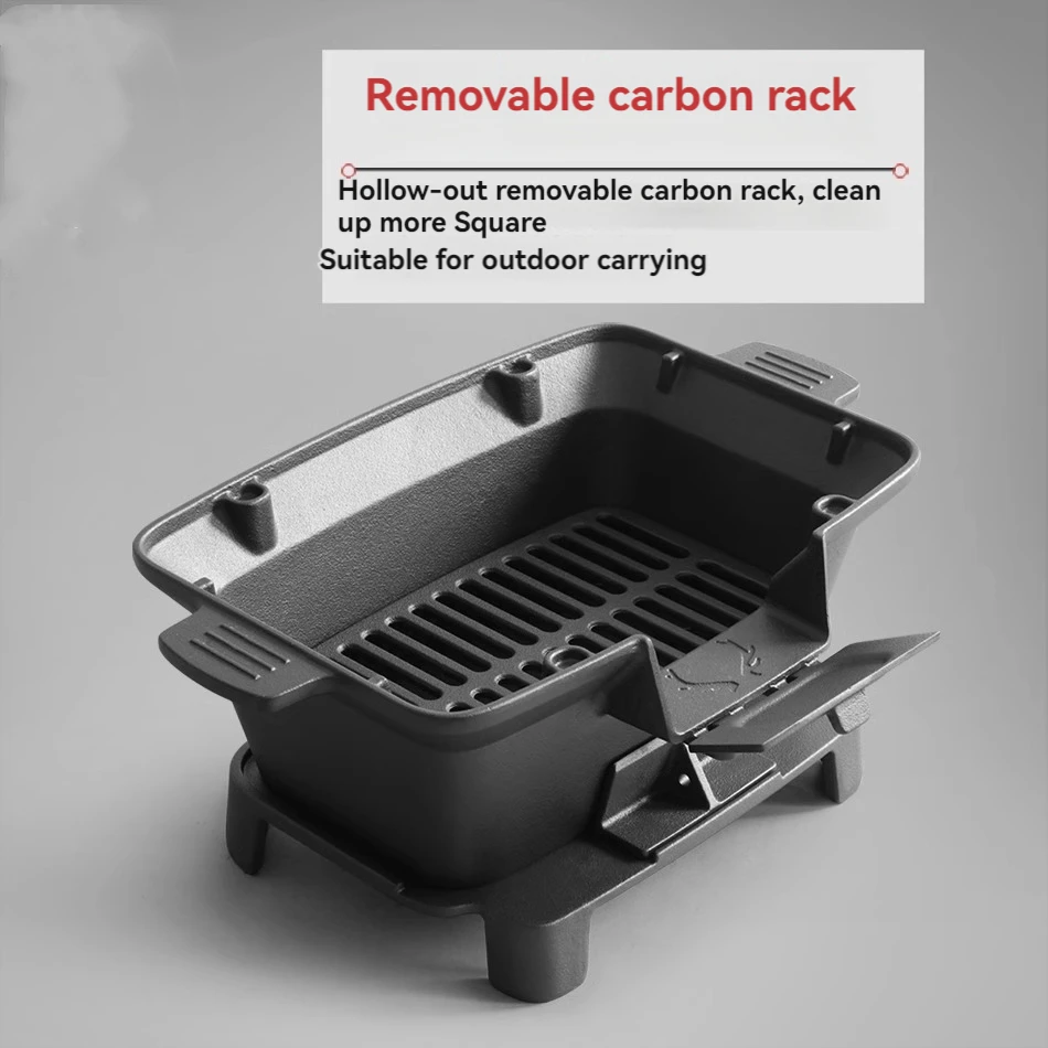 無塗装バーベキュー炭火コンロ、バーベキュー炭火オーブン、鋳鉄 - Camping Cooking Cast Iron のレビューと価格