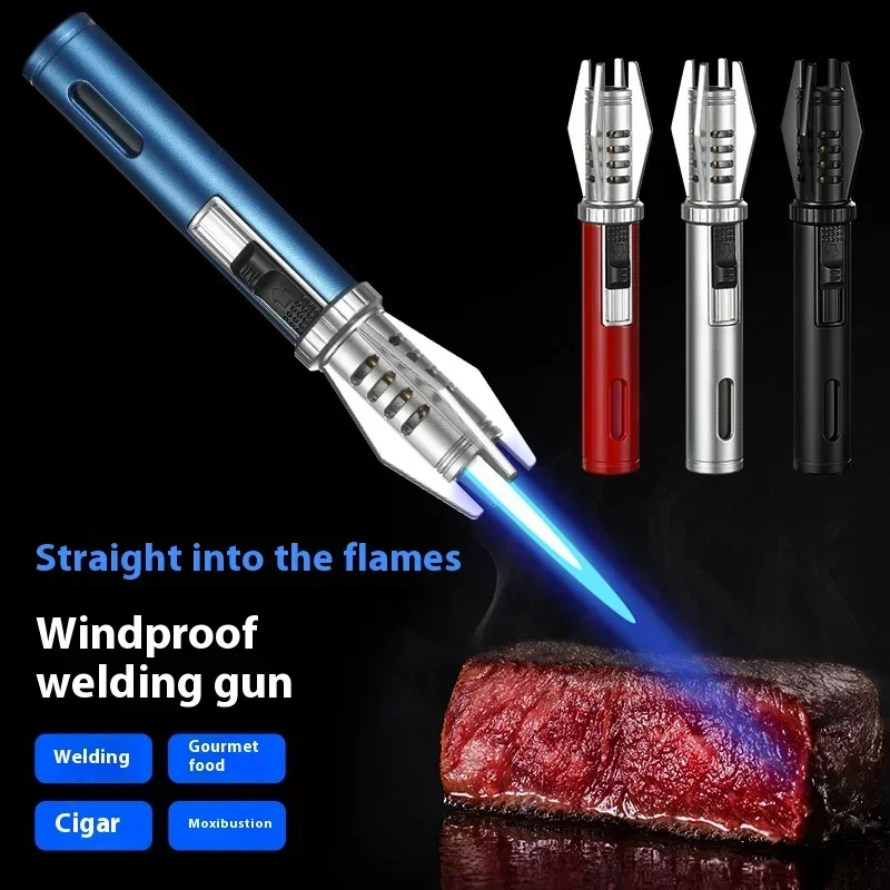 ハイパワーメタルインフレータブルライター、防風キッチン調理用 - Camping Cooking Gifts のレビューと価格