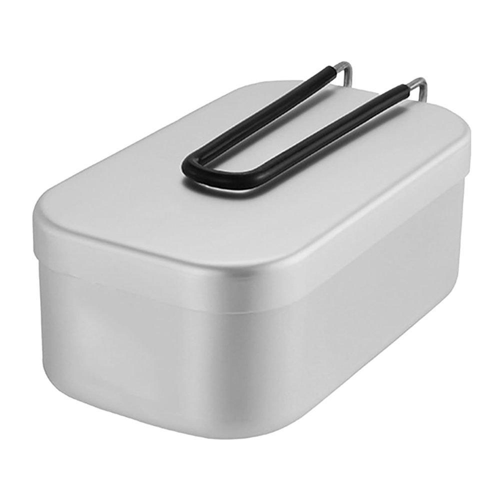 800 ミリリットルアルミ弁当箱屋外キャンプ調理器具食器折り - Camping Hiking Cooking のレビューと価格