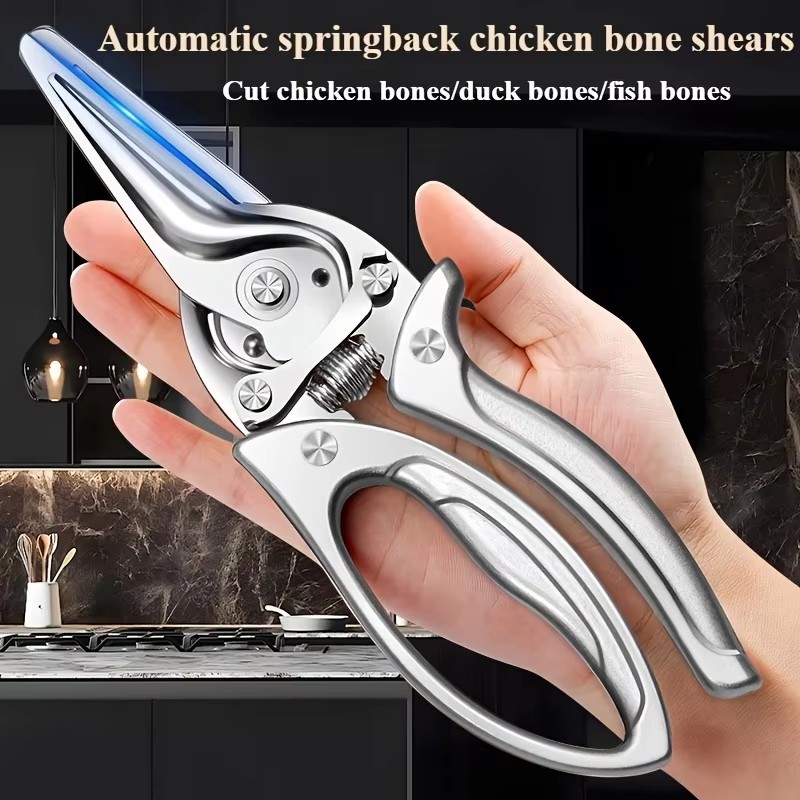 1/2個の頑丈な自動鶏骨カッター - ステンレス鋼製、キッチ - Camping Cooking Kitchen のレビューと価格