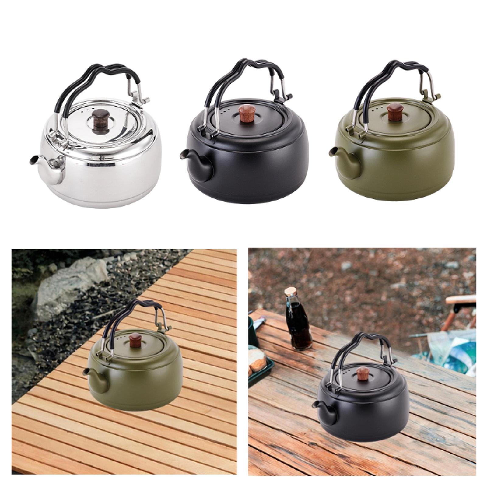 ティーケトル ポータブル 1L ギフト 厚みのある調理鍋 軽 - Camping Cooking Gifts のレビューと価格