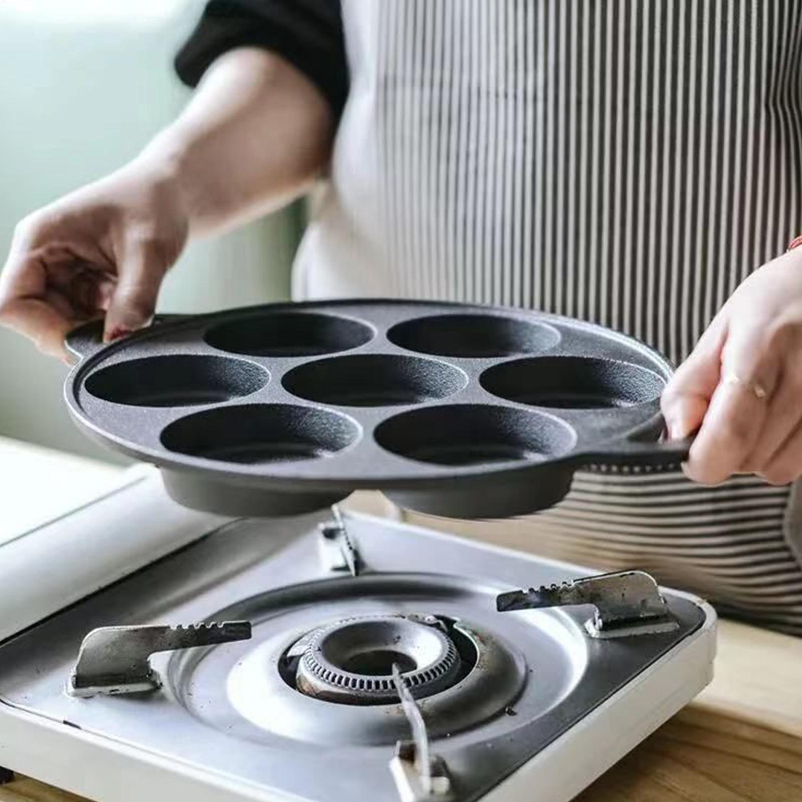焦げ付き防止の鋳鉄製フラットパン、卵焼き、クレープ、ステーキ - Camping Cooking Cast Iron のレビューと価格