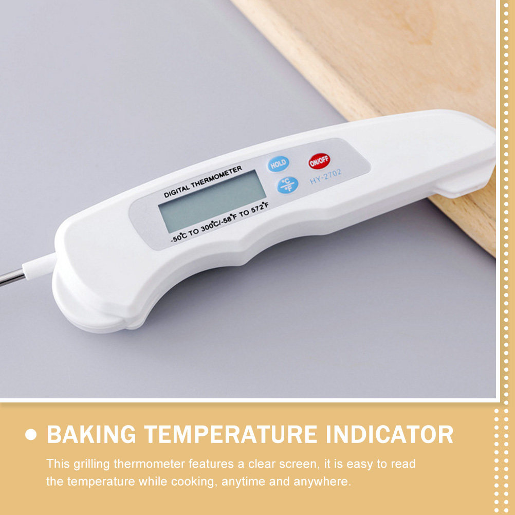 折りたたみ式デジタルキッチン温度計バーベキュー肉用温度計食品 - Camping Cooking Kitchen のレビューと価格