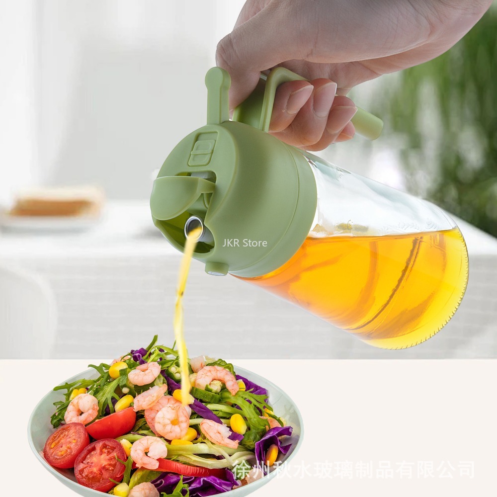 2 in 1 オリーブオイルスプレーディスペンサーボトル 大 - Camping Cooking Kitchen のレビューと価格