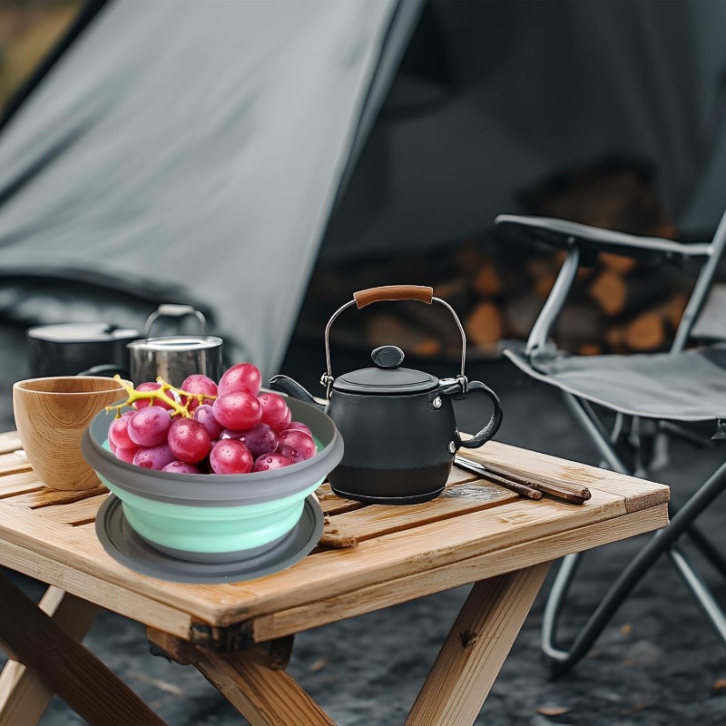 3個入りシリコン製折りたたみランチボックスセット、ピクニック - Camping Cooking Dishes のレビューと価格