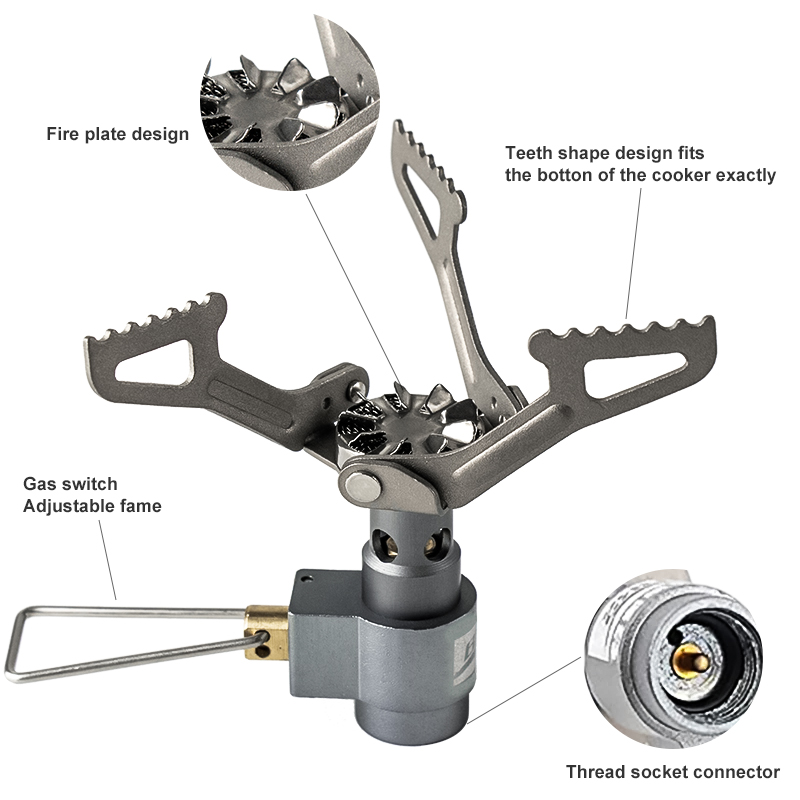 BRS 屋外ガスストーブミニキャンプガスバーナー 25 グラ - Camping Cooking Burner のレビューと価格