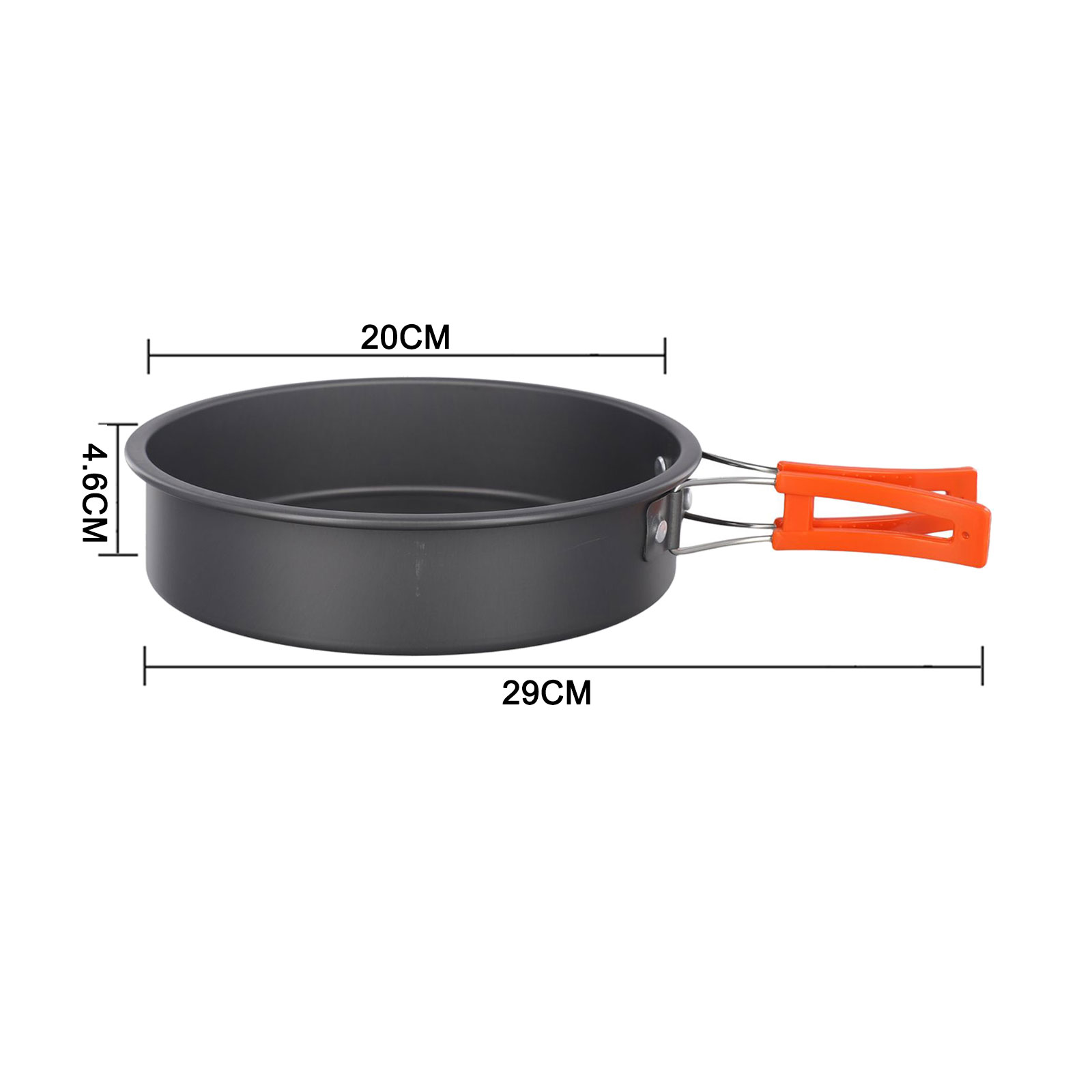 1個入りフライパン アルミナ製 素早く熱を伝導 2-3人用  - Camping Cooking Frying Pan のレビューと価格