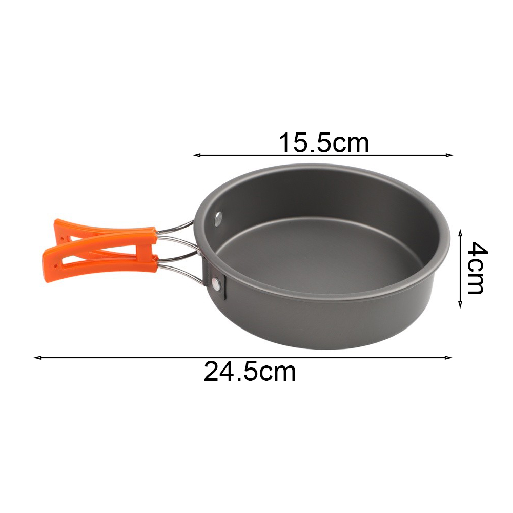 1個入りフライパン アルミナ製 素早く熱を伝導 2-3人用  - Camping Cooking Frying Pan のレビューと価格