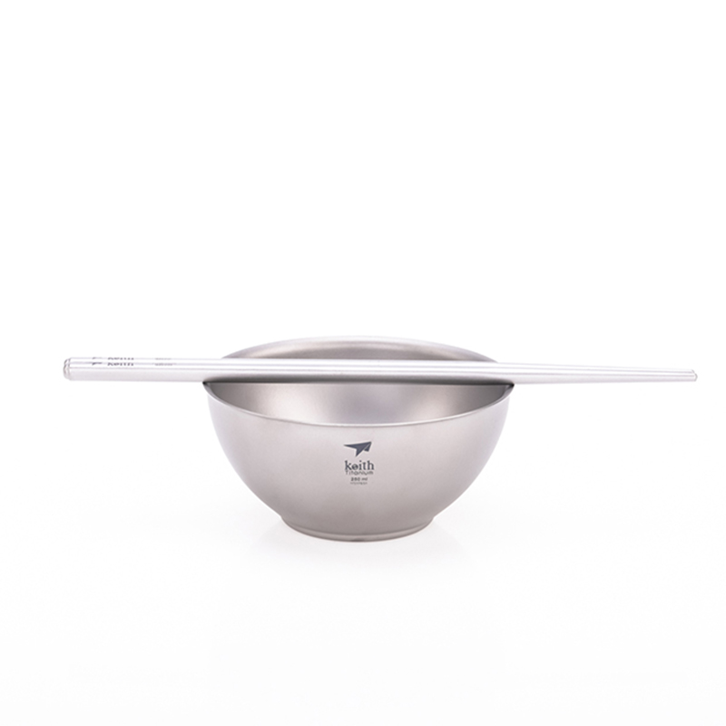 キースクッキングセット、チタンボウル箸スプーンホームキット、 - Camping Cooking Gifts のレビューと価格