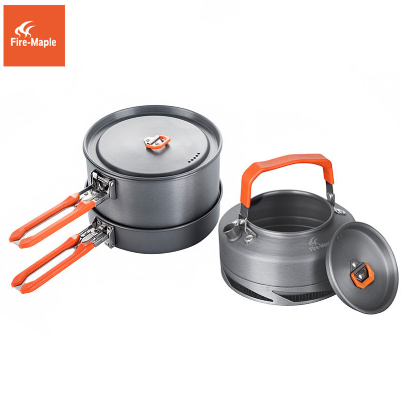 Fire Maple器具ハイキング調理セット熱交換器ポットパ - Camping Cooking Dishes のレビューと価格