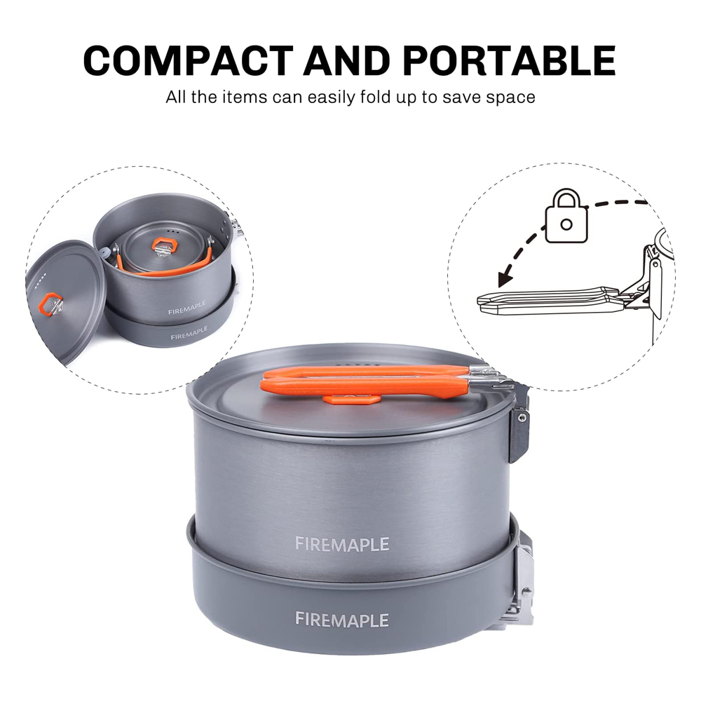 Fire Maple器具ハイキング調理セット熱交換器ポットパ - Camping Cooking Dishes のレビューと価格