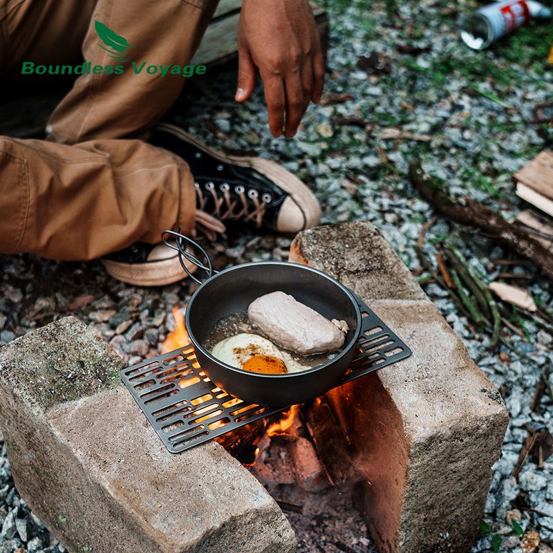 チタン製チャコールバーベキュープレート,頑丈,台所用品,バー - Camping Cooking Dishes のレビューと価格