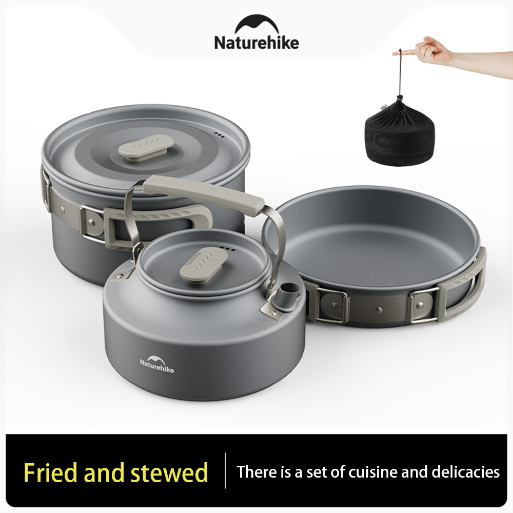 Naturehike アウトドアポットセット、キャンプ調理器 - Camping Hiking Cooking のレビューと価格