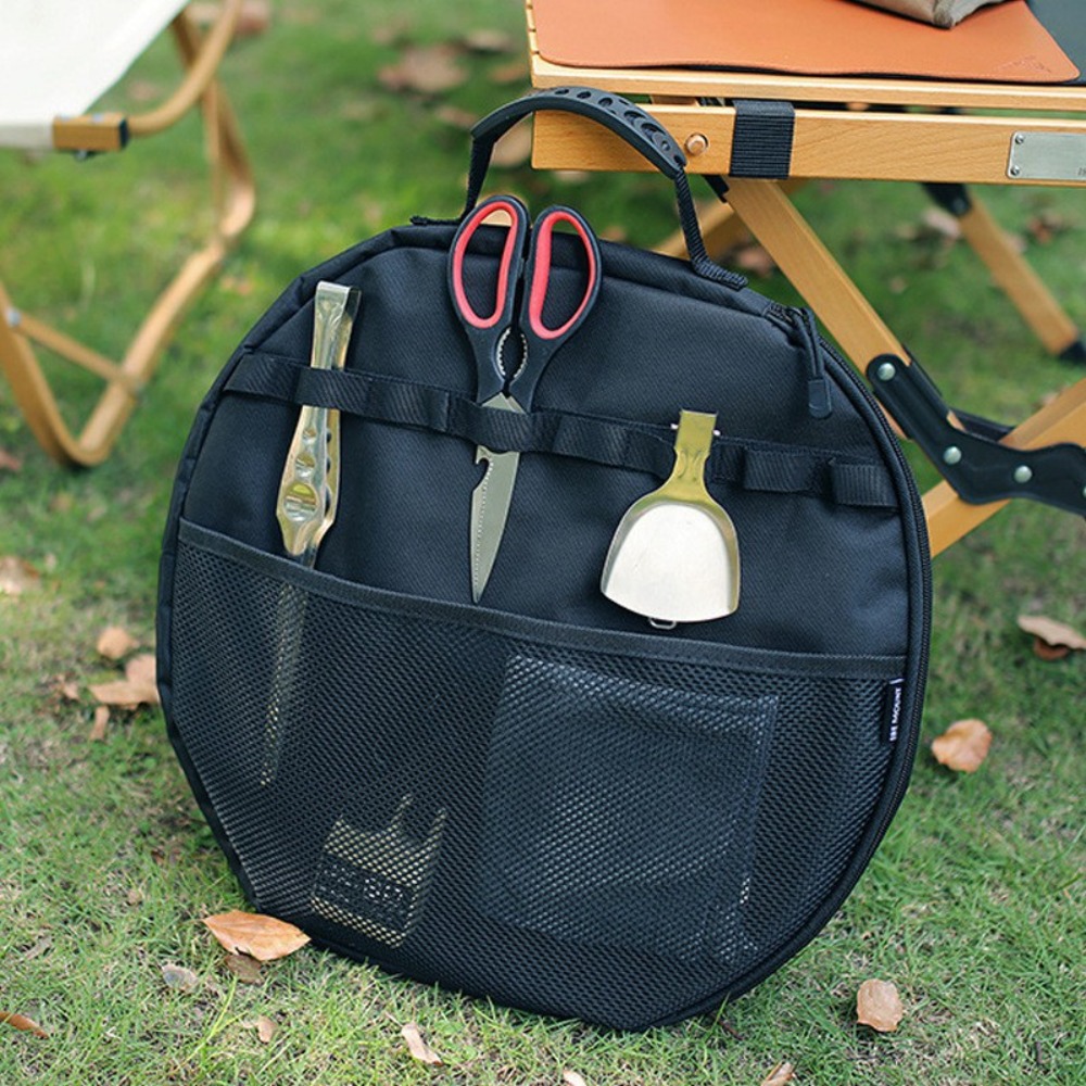 グリルパン収納バッグ、フライパンとグリドル用ポータブルポーチ - Camping Cooking Frying Pan のレビューと価格
