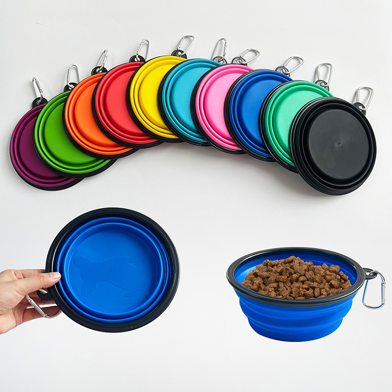 折りたたみ式ペット用シリコン製フードボウル、アウトドアキャン - Camping Cooking Dishes のレビューと価格